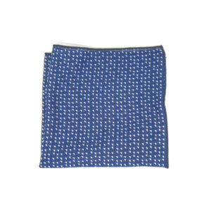 Pochette bleu trianglé